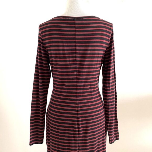 Peruvian Connection Andover Striped Maxi Dress Long Sleeve - Picture 4 of 12